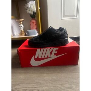 Nike Air Max 90 Youth Recraft Triple Black Size 7Y CD6864-001
